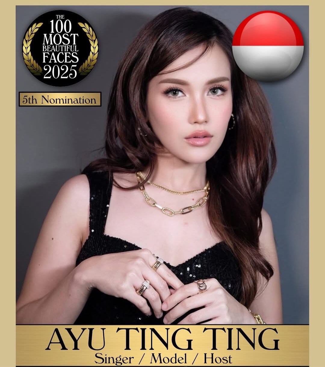 Ayu Ting Ting masuk nominasi '100 Wanita Tercantik 2025'